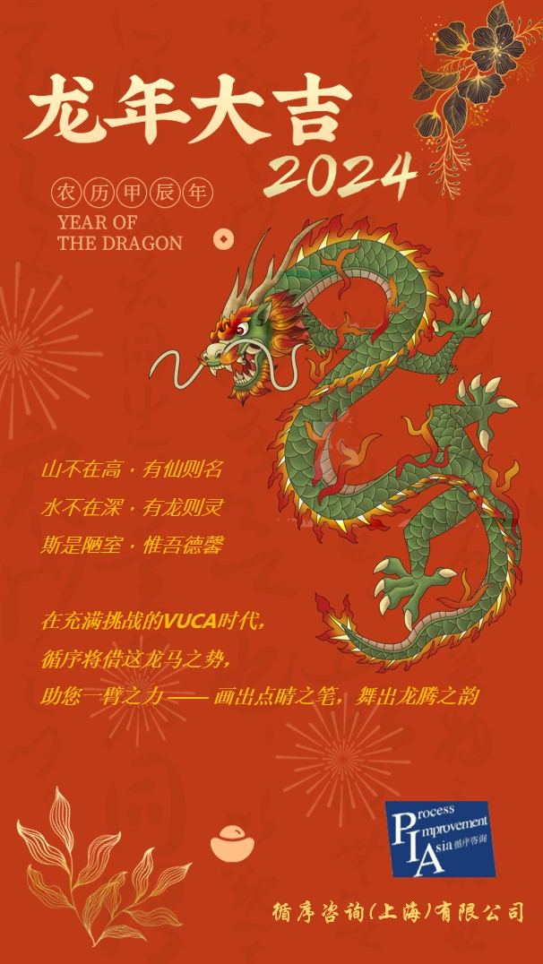 Welcome the Year of the Dragon, 2024